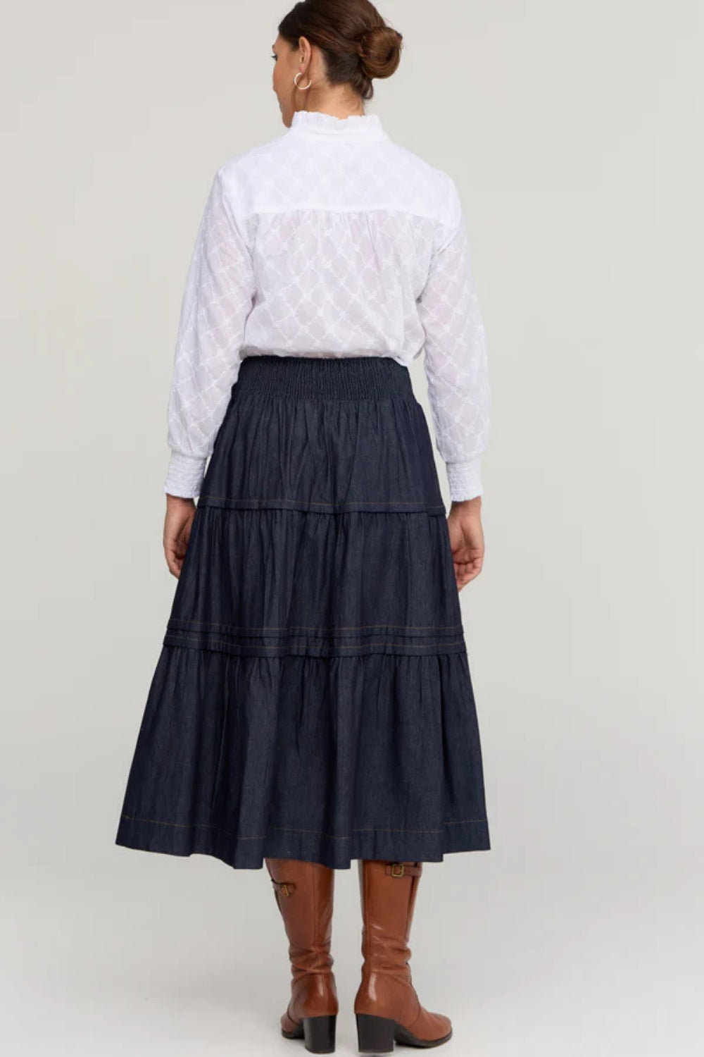 Saffron Denim Skirt