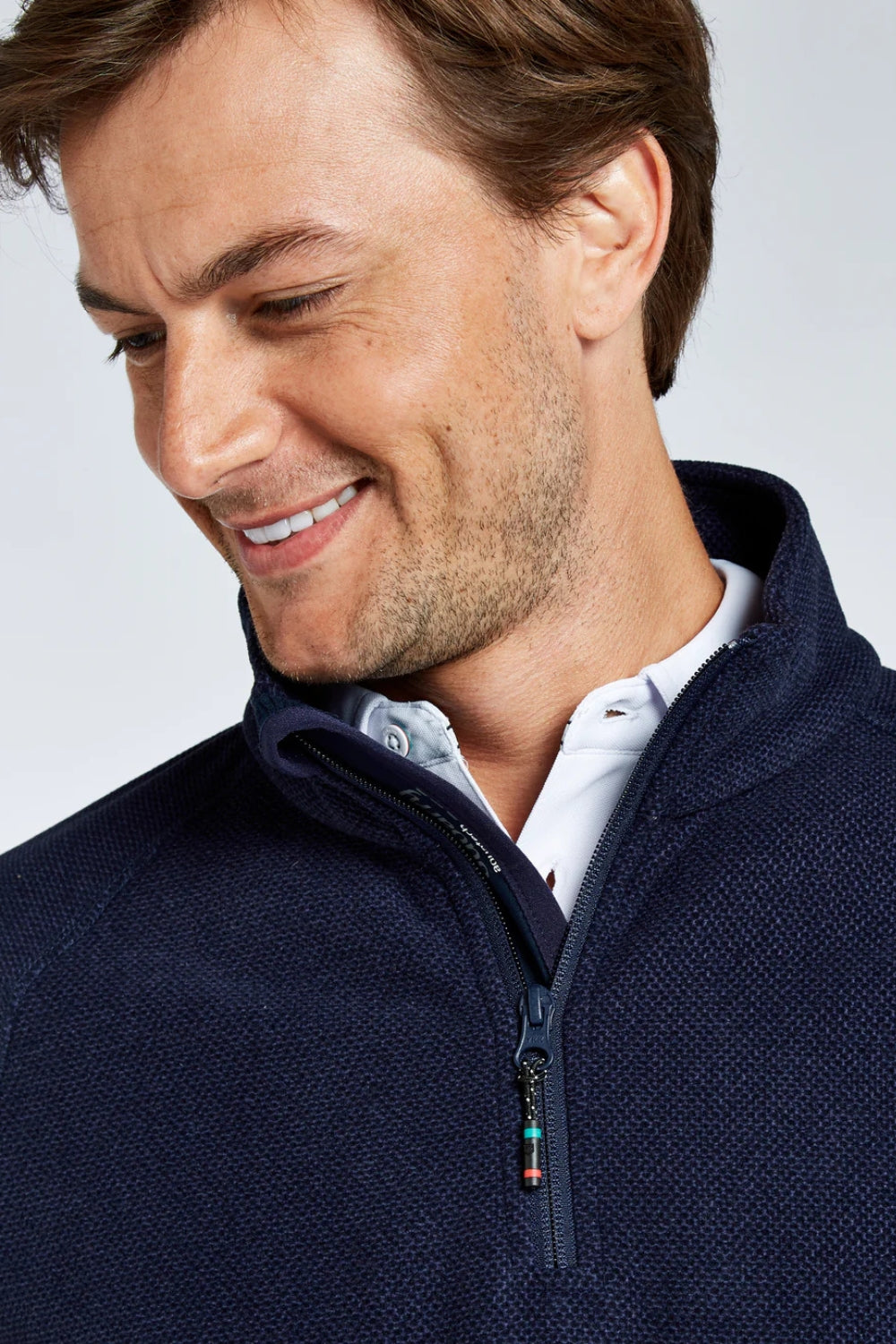 Monaco Unisex Quarter Zip Fleece - Navy