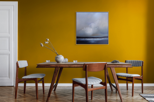 "Shute Harbour Moon" - Oil on Linen - 93cm x 93xm