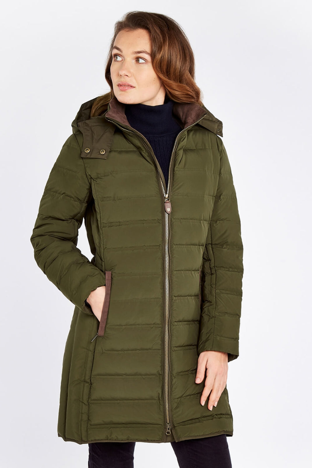 Ballybrophy Quilted Jacket - Olive