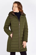 Ballybrophy Quilted Jacket - Olive