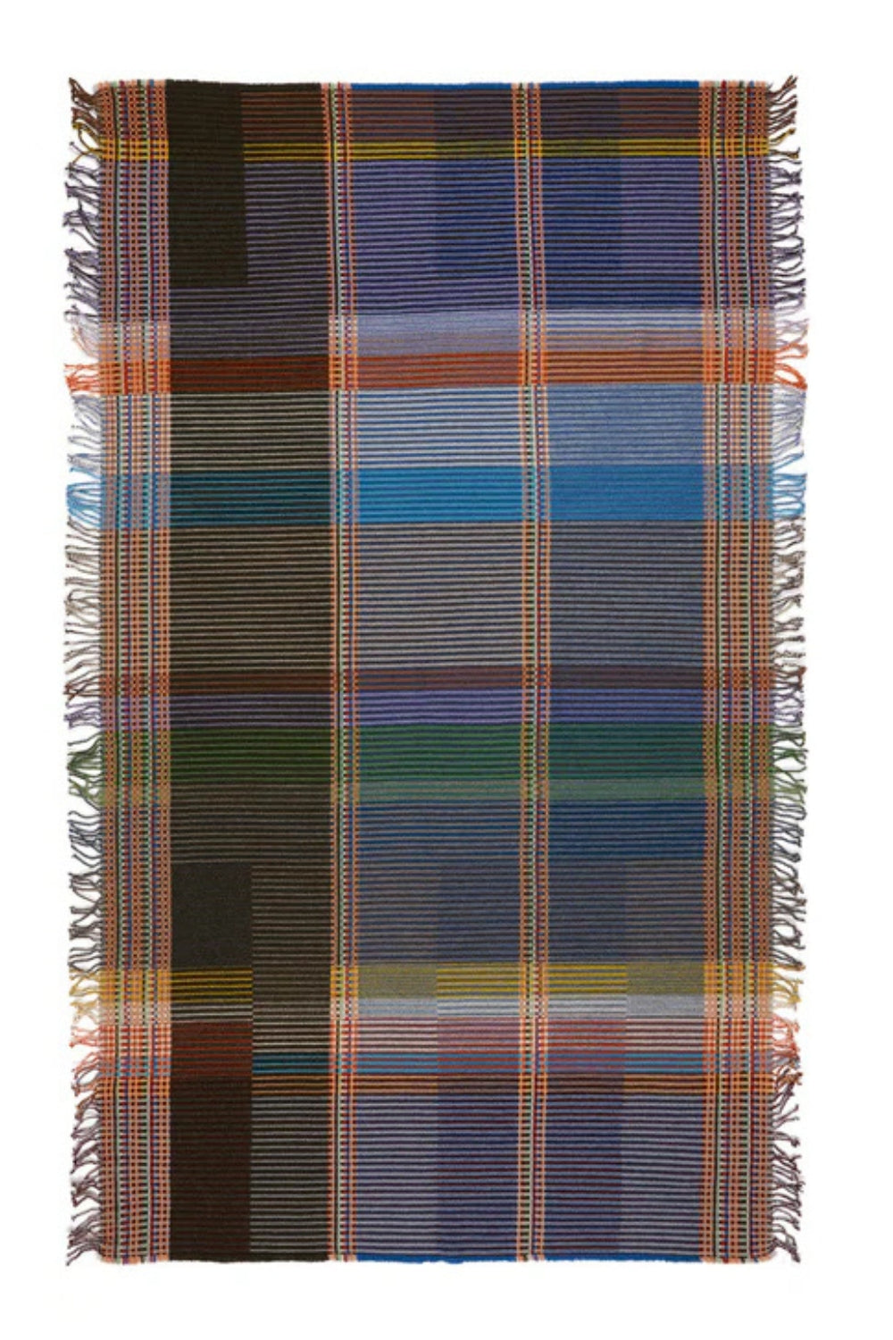 Lambswool Pinstripe Throw - Anning