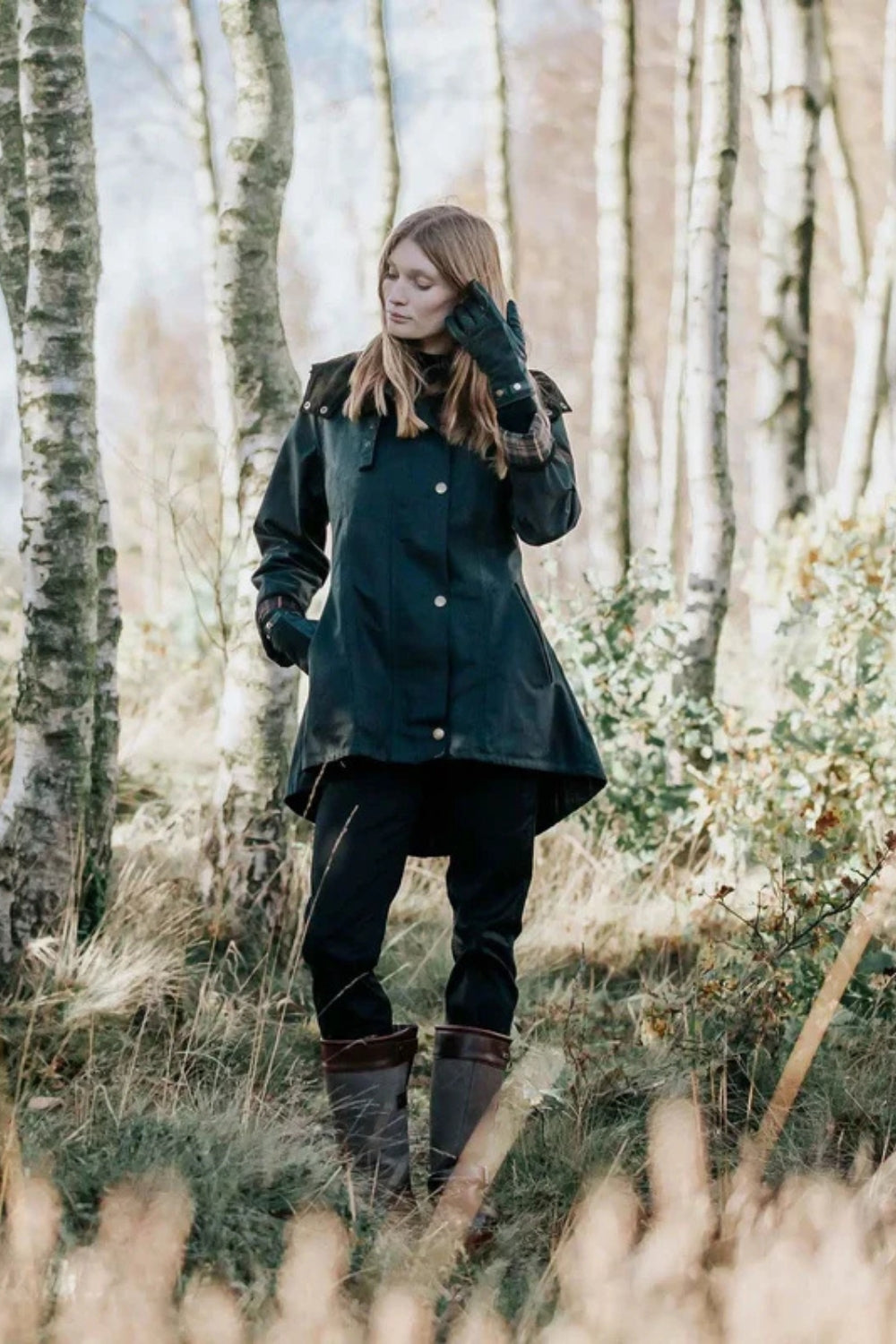 Louise Huntsman Coat - Racing Green