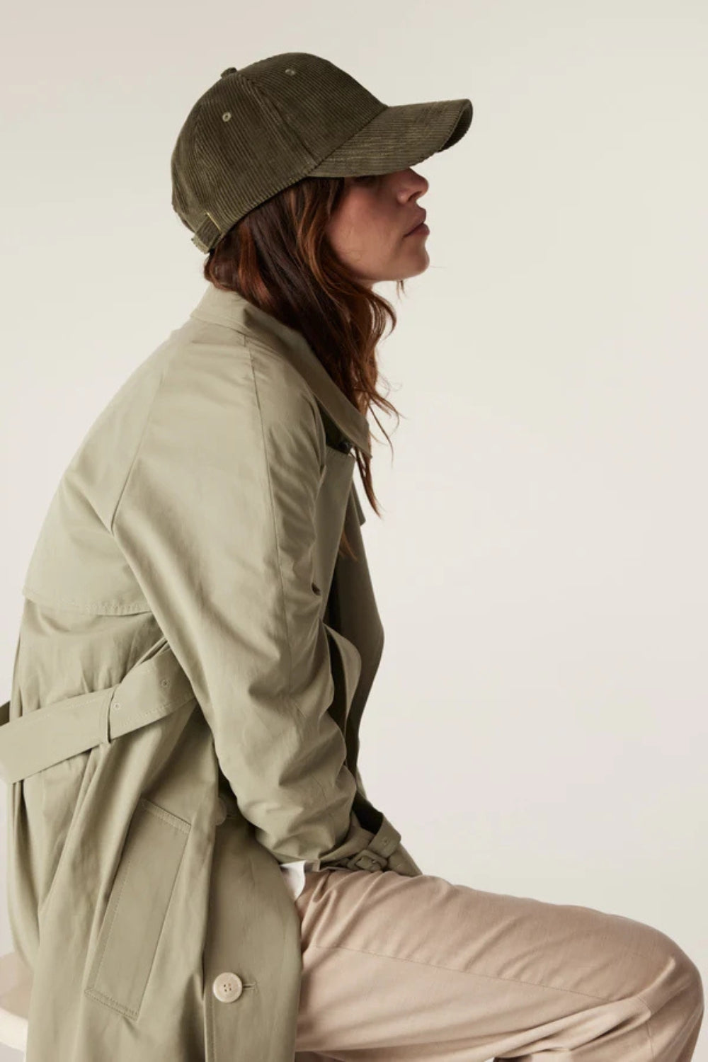Cord Cap - Khaki