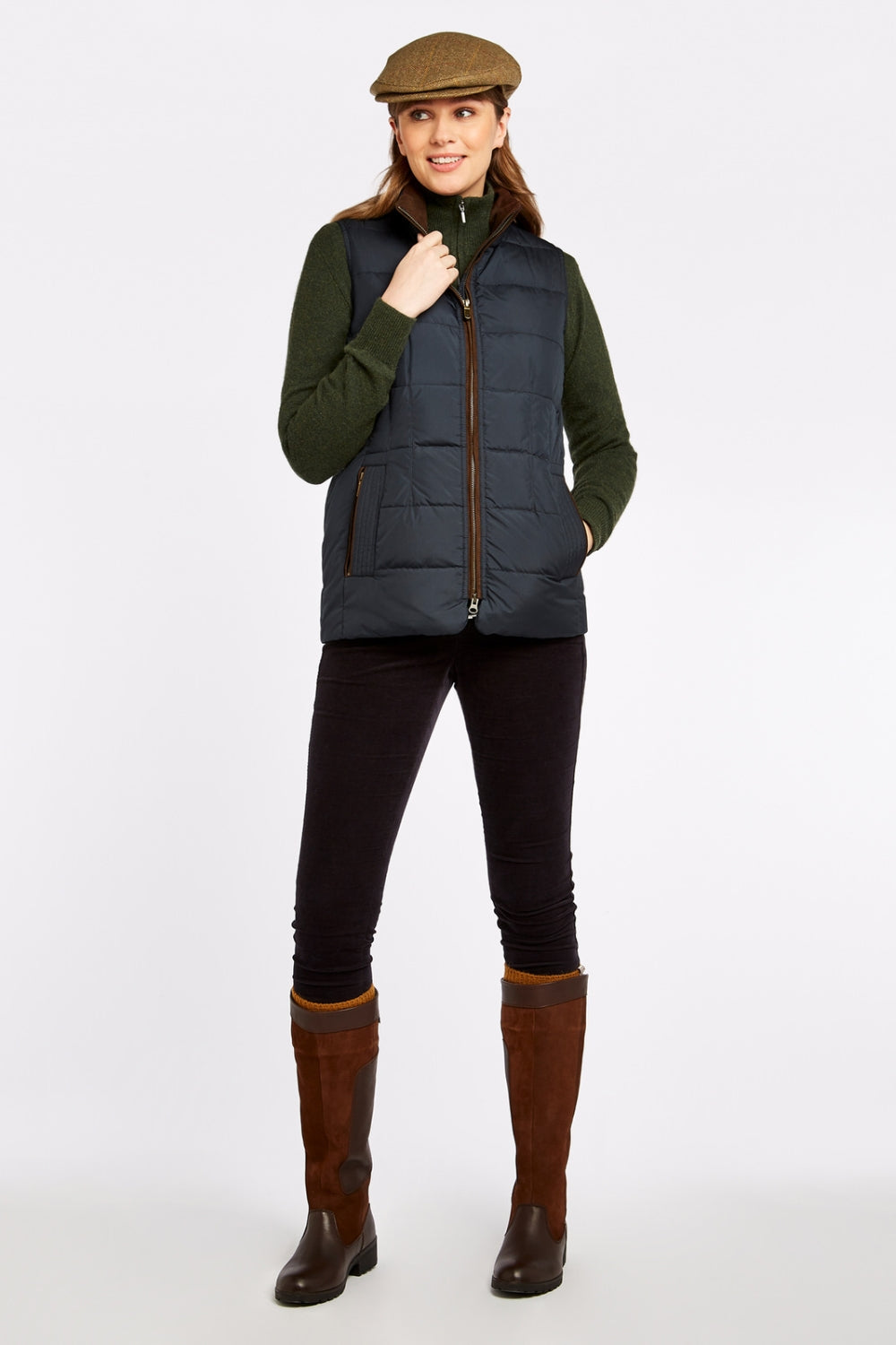 Spiddal Down Gilet - Navy
