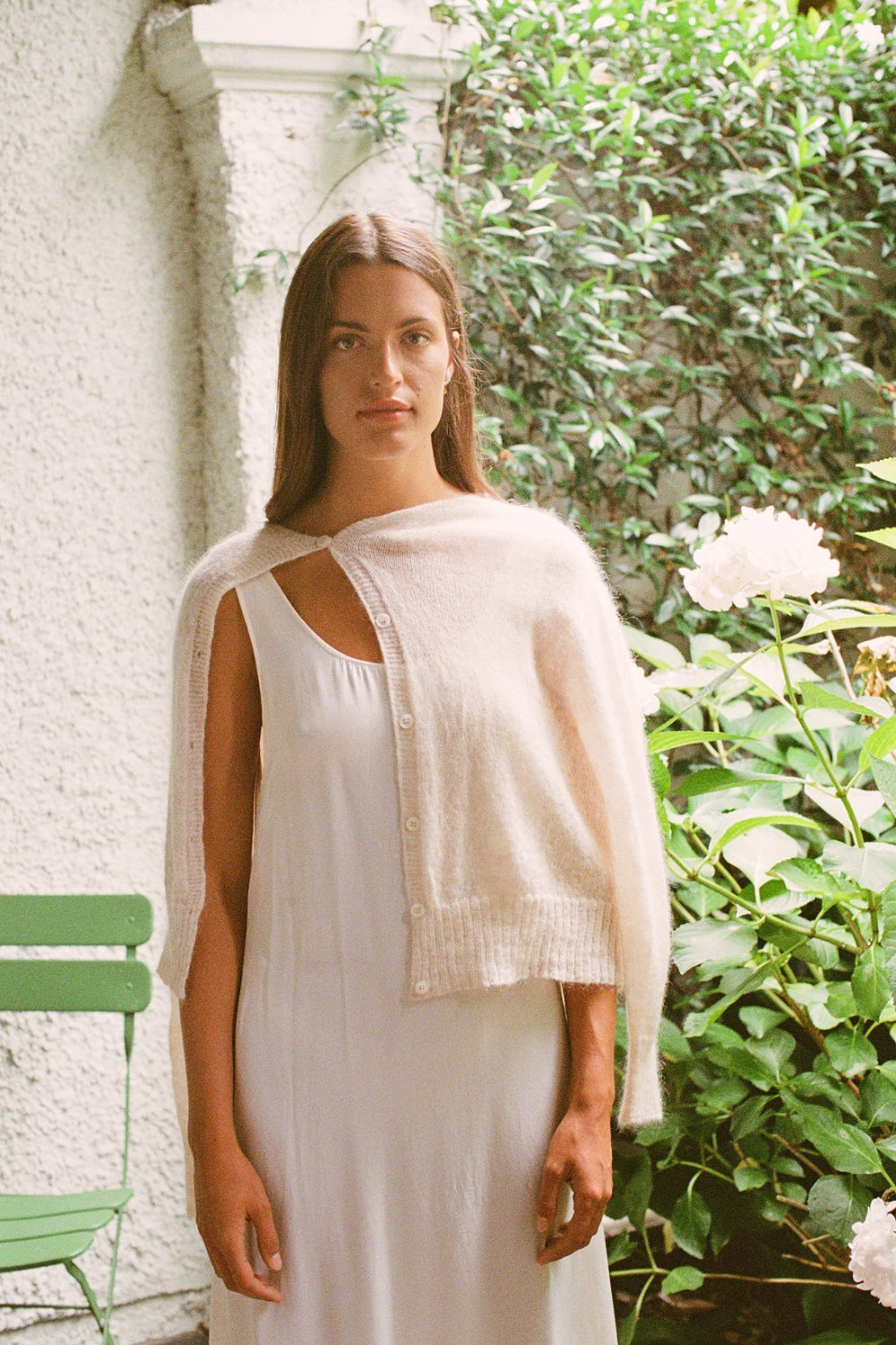 Fleur Cardigan - Creme