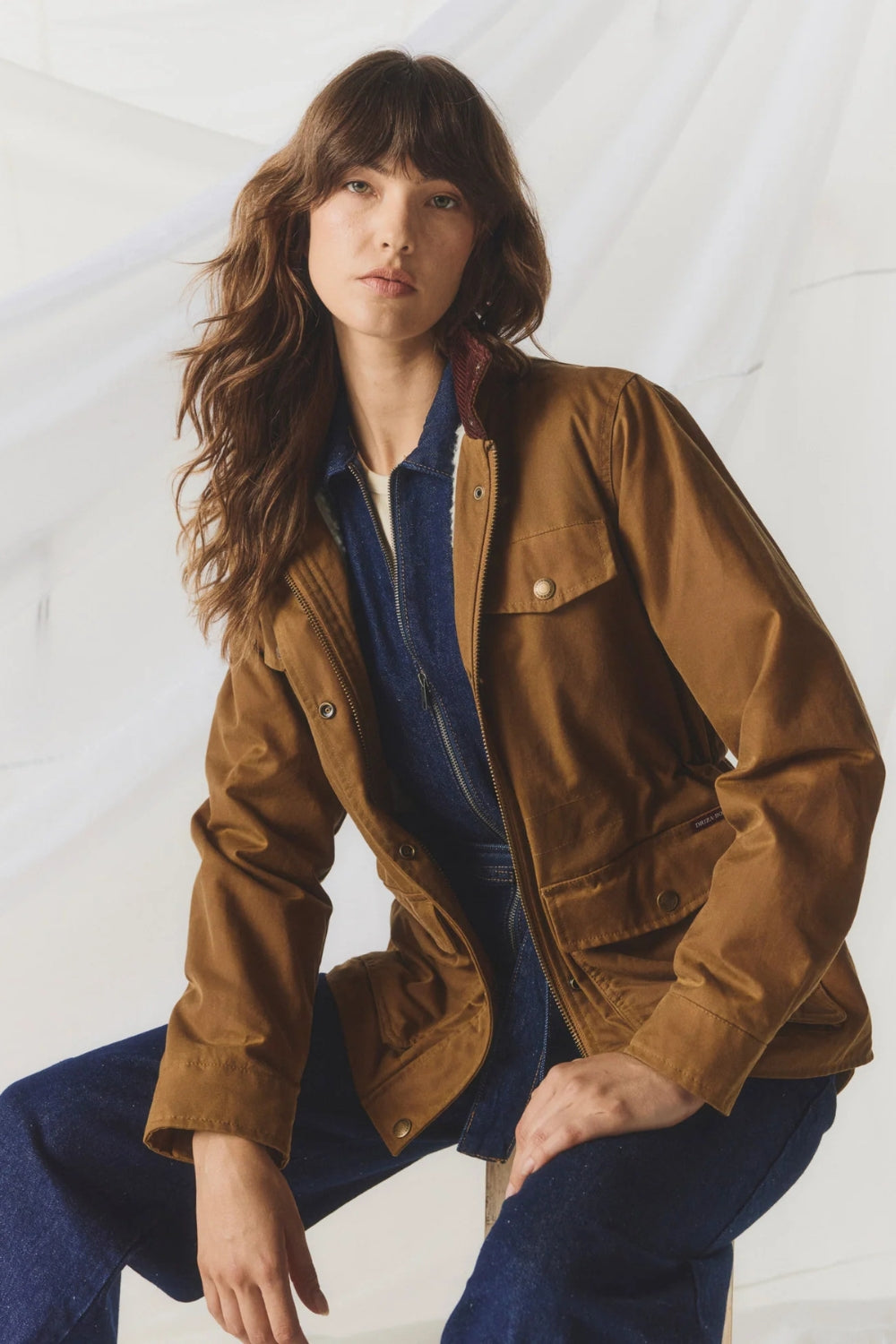 Women's Special Edition Vintage Wax Lumberjack Jacket - Sandstone