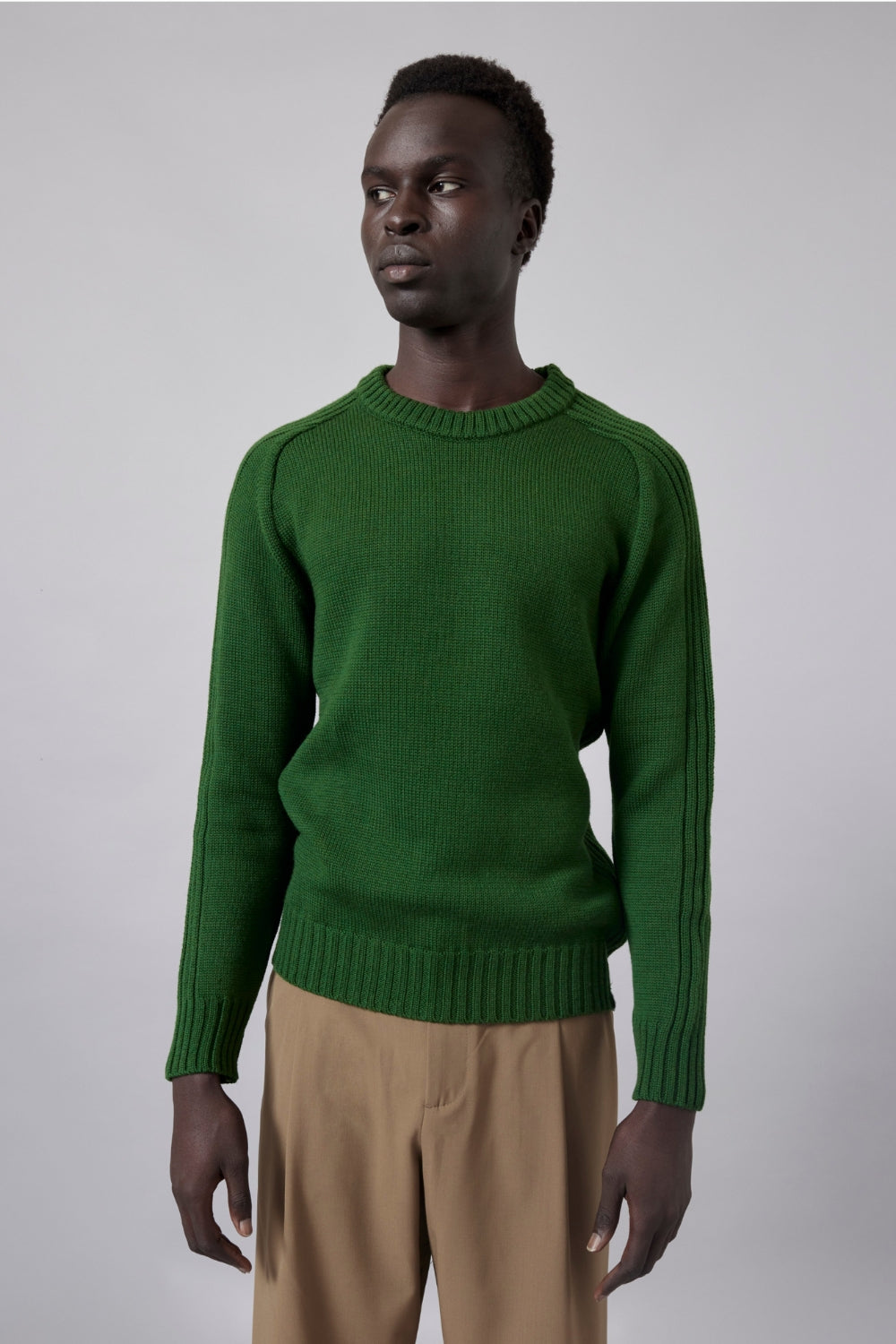 Kenneth Fishermens Jumper - Dark Green