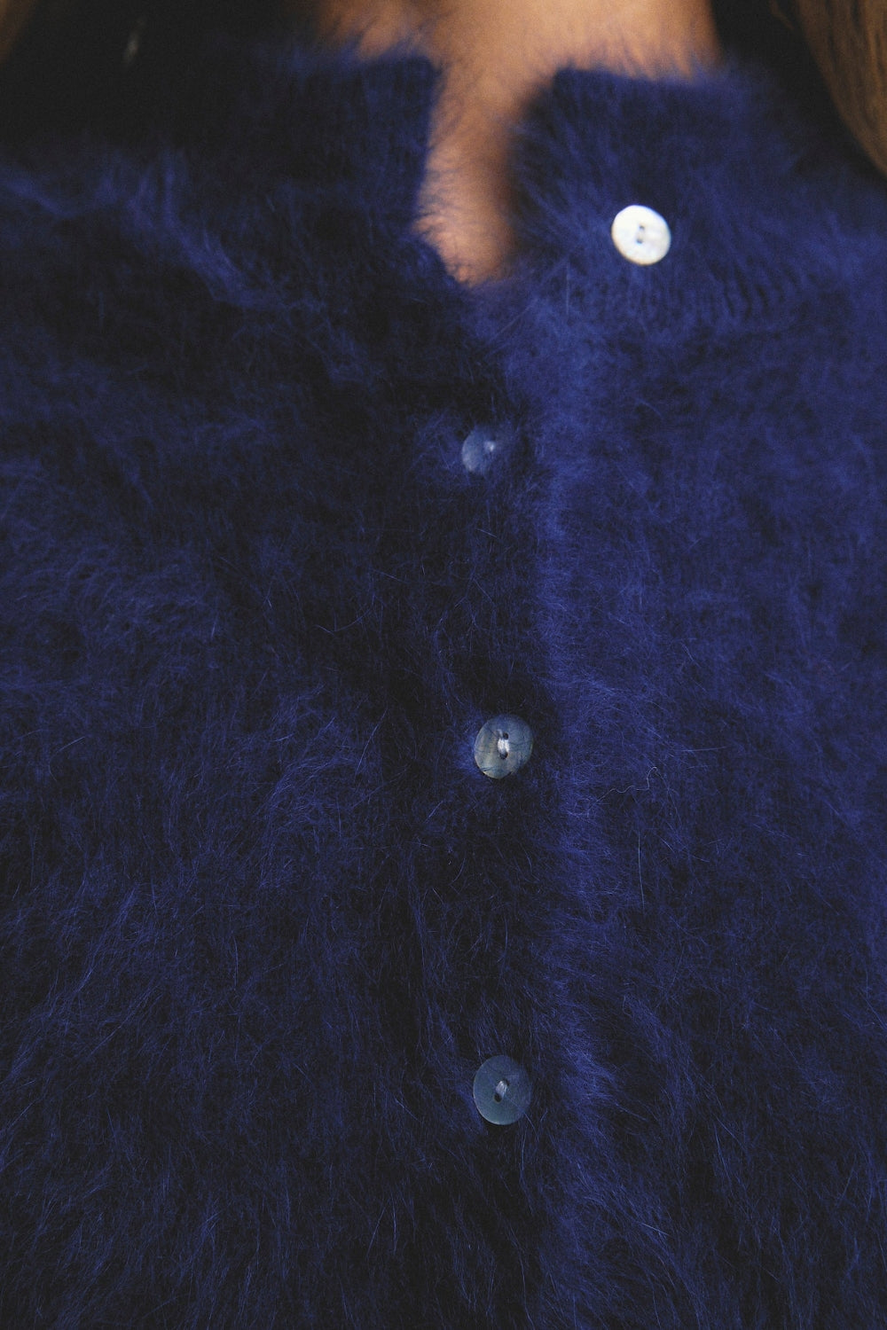 Bella Cashmere Cardigan - Navy