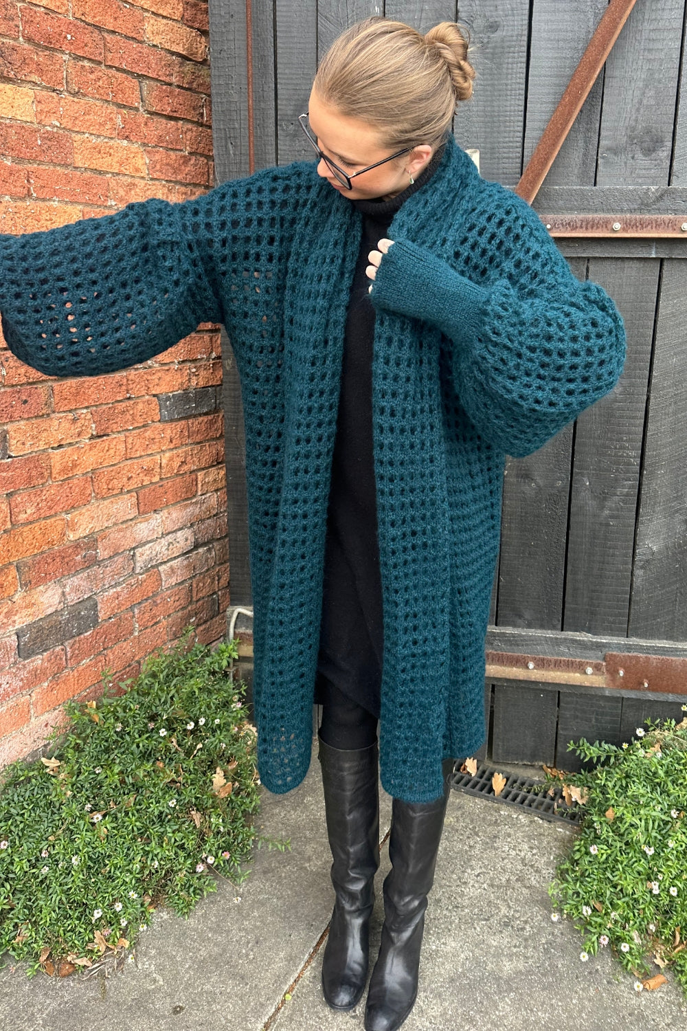 Balloon Sleeve Coatigan - Multiple Colours