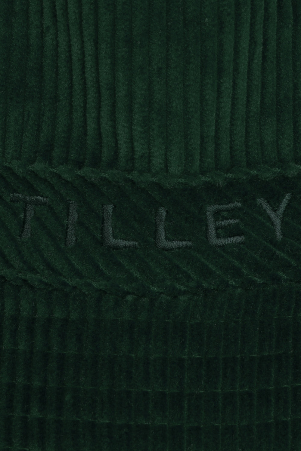 Iconic T1 Cord Bucket Hat - Dark Green