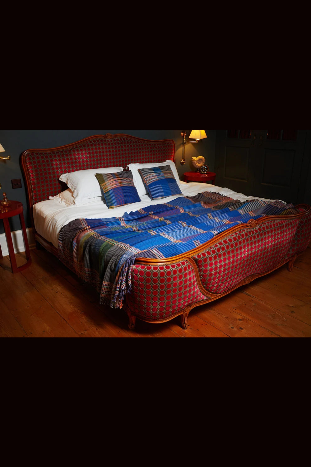 Lambswool Pinstripe Throw - Anning