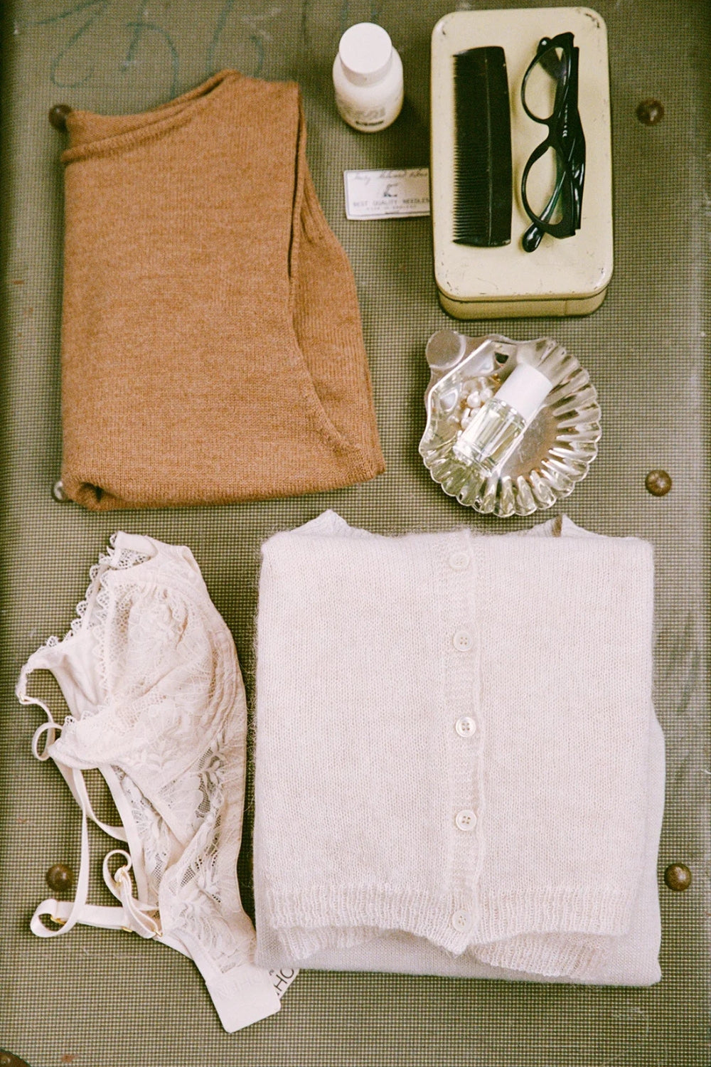 Fleur Cardigan - Creme