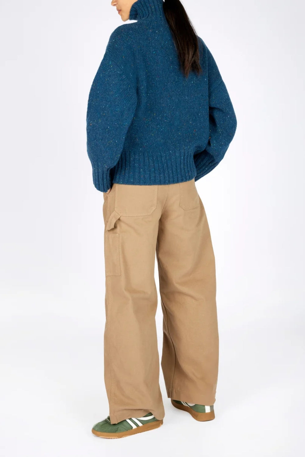 The Paige Polo Neck - Ink Marl