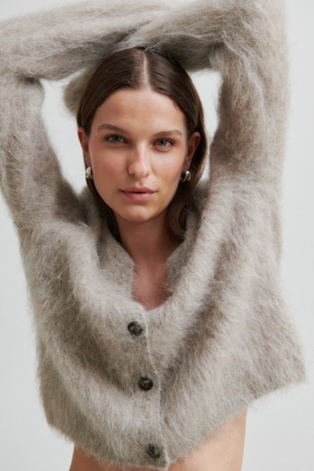 Karla Cardigan - Pumice Stone