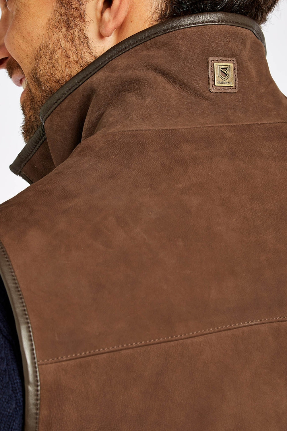 Dunhill Leather Gilet - Walnut