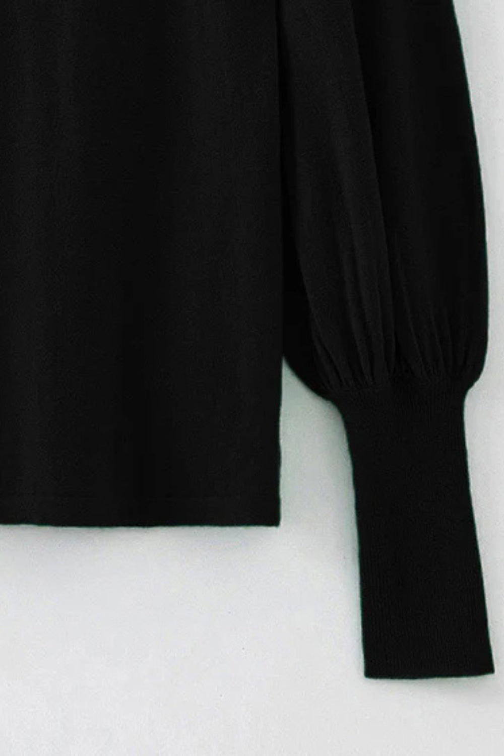 Always Bell Sleeve Top - Black