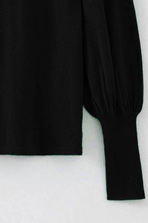 Always Bell Sleeve Top - Black