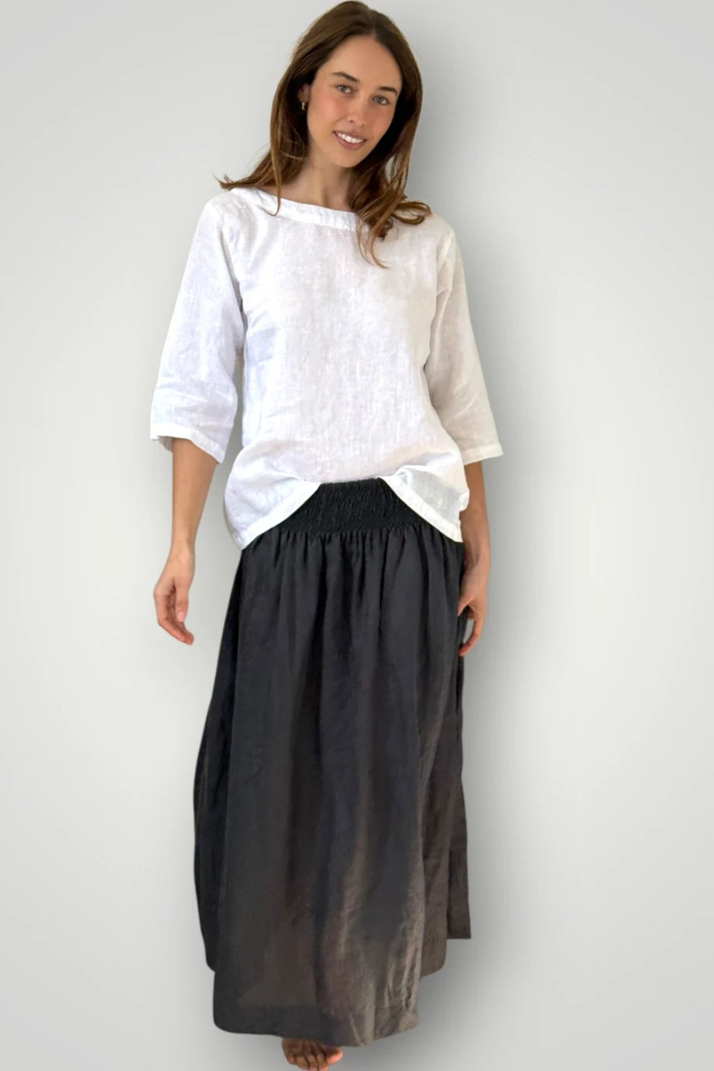 Lulu Linen Skirt - Multiple Colours