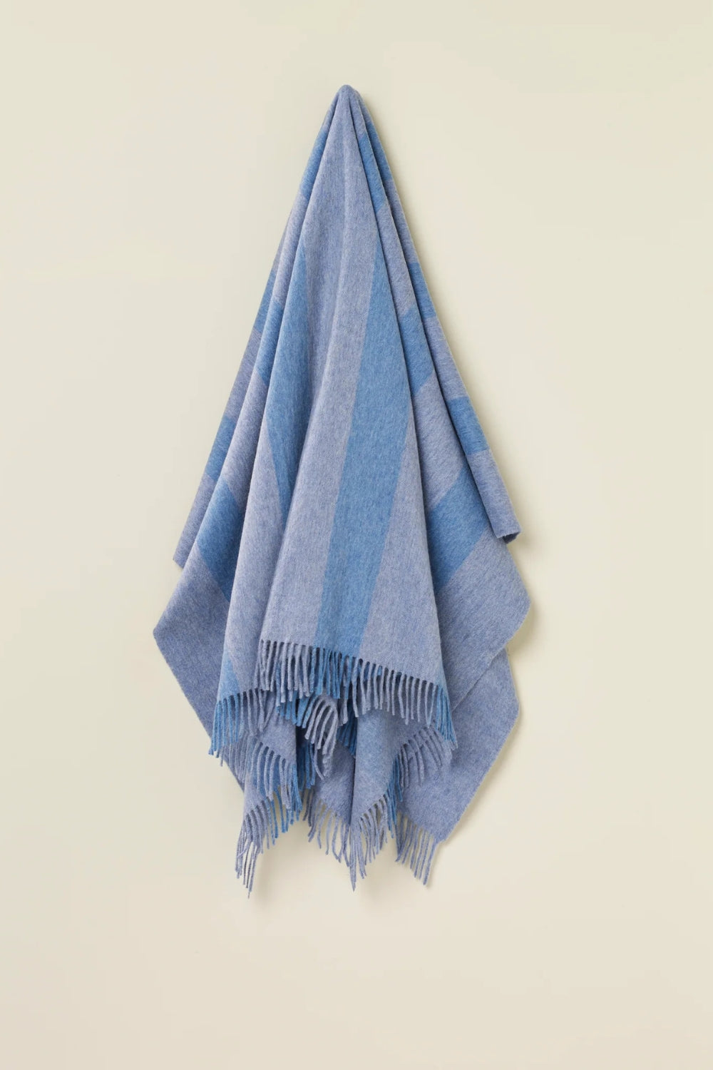 Exquisite Merino Throw - Stripe Blue