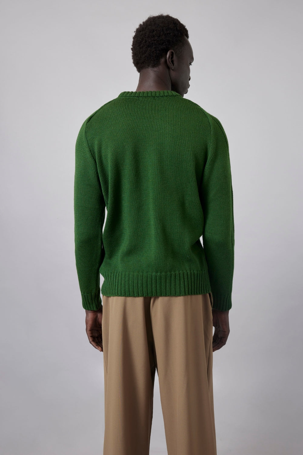 Kenneth Fishermens Jumper - Dark Green