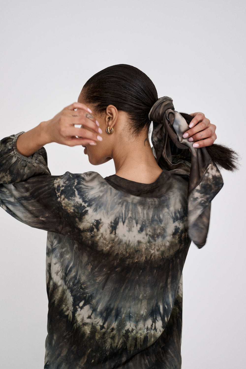 Lyuba Head Scarf - Cement Combo