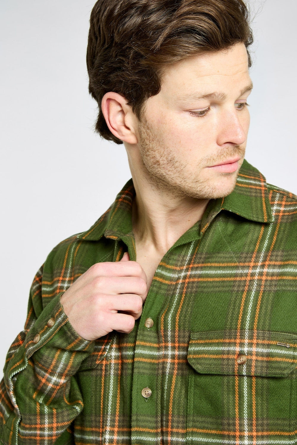 Townley Men's Hunting Check Shirt - Olive