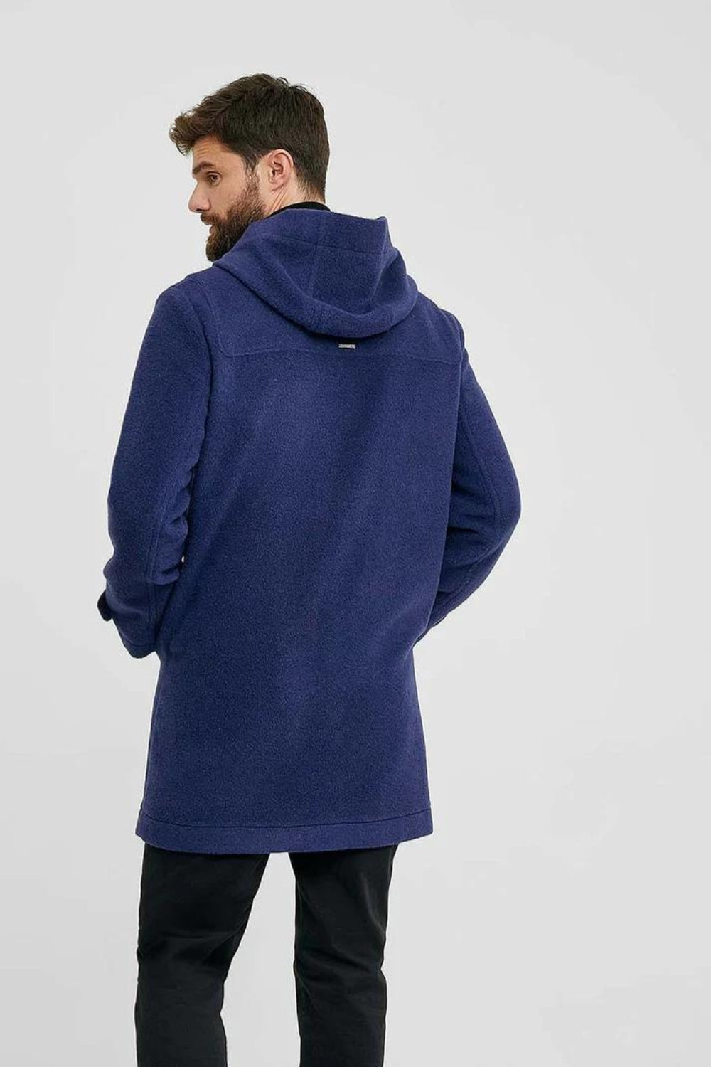 Writer Coat - Alpaca & Wool - Navy Blue