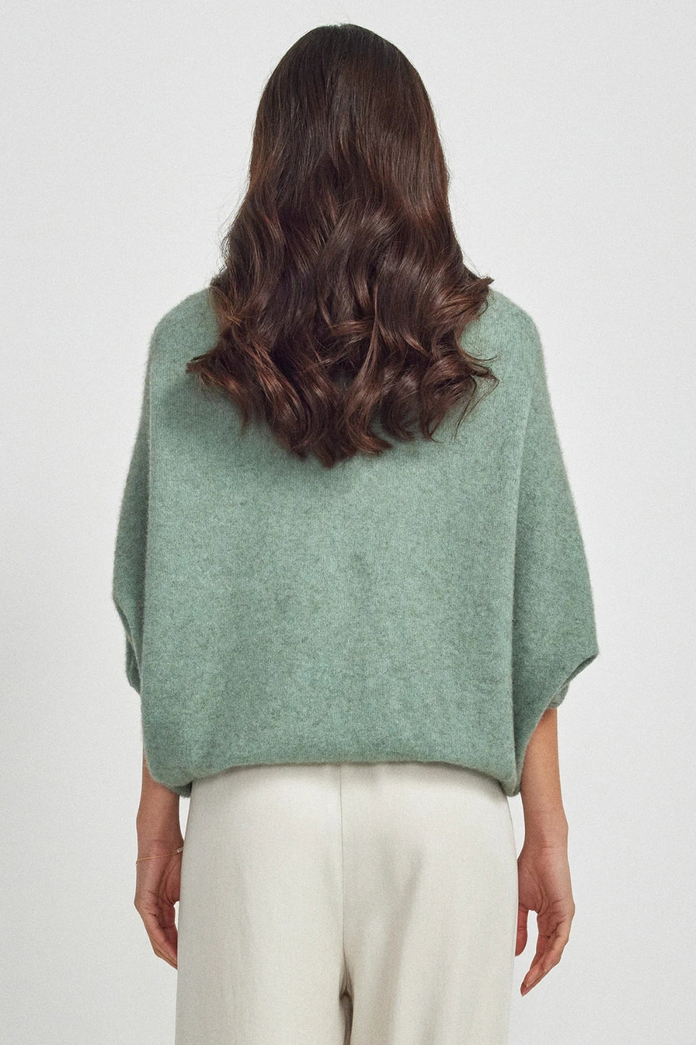 Air Cape Sweater - Eggshell