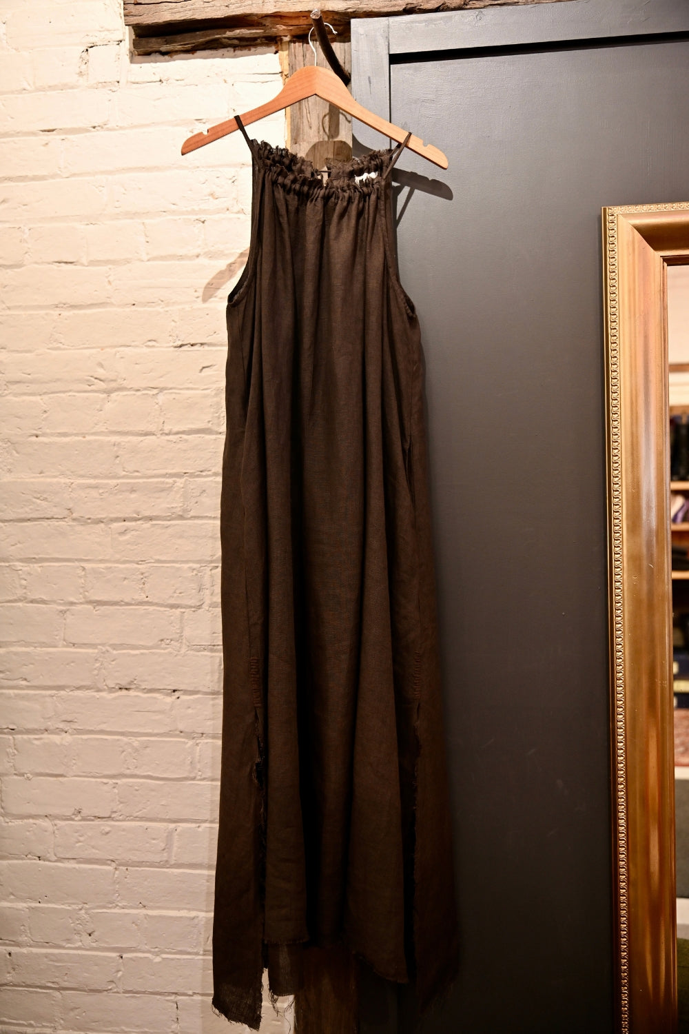 Marquee Shift Dress - Chocolate