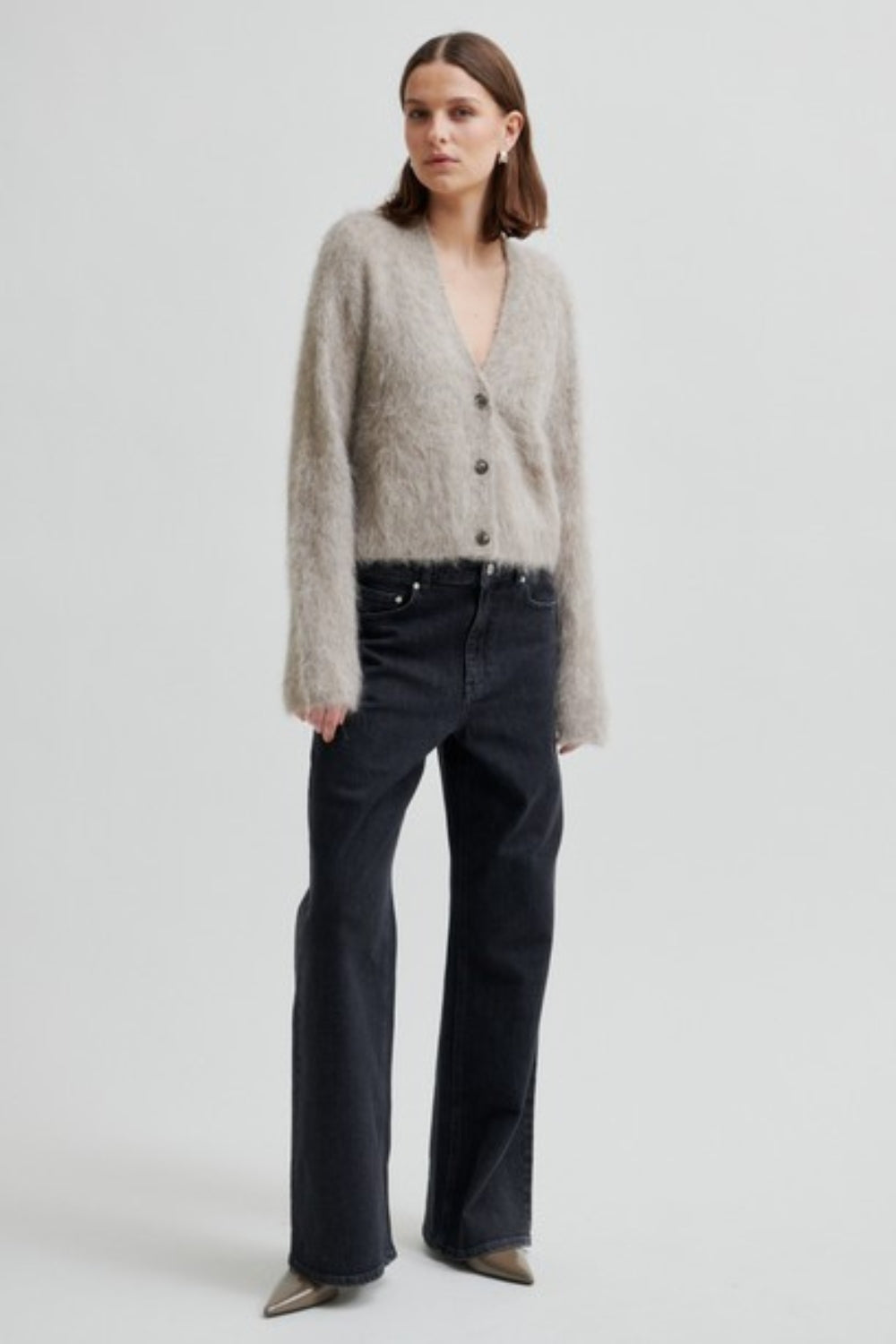 Karla Cardigan - Pumice Stone