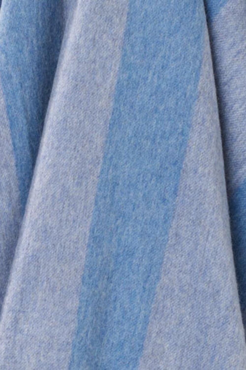 Exquisite Merino Throw - Stripe Blue