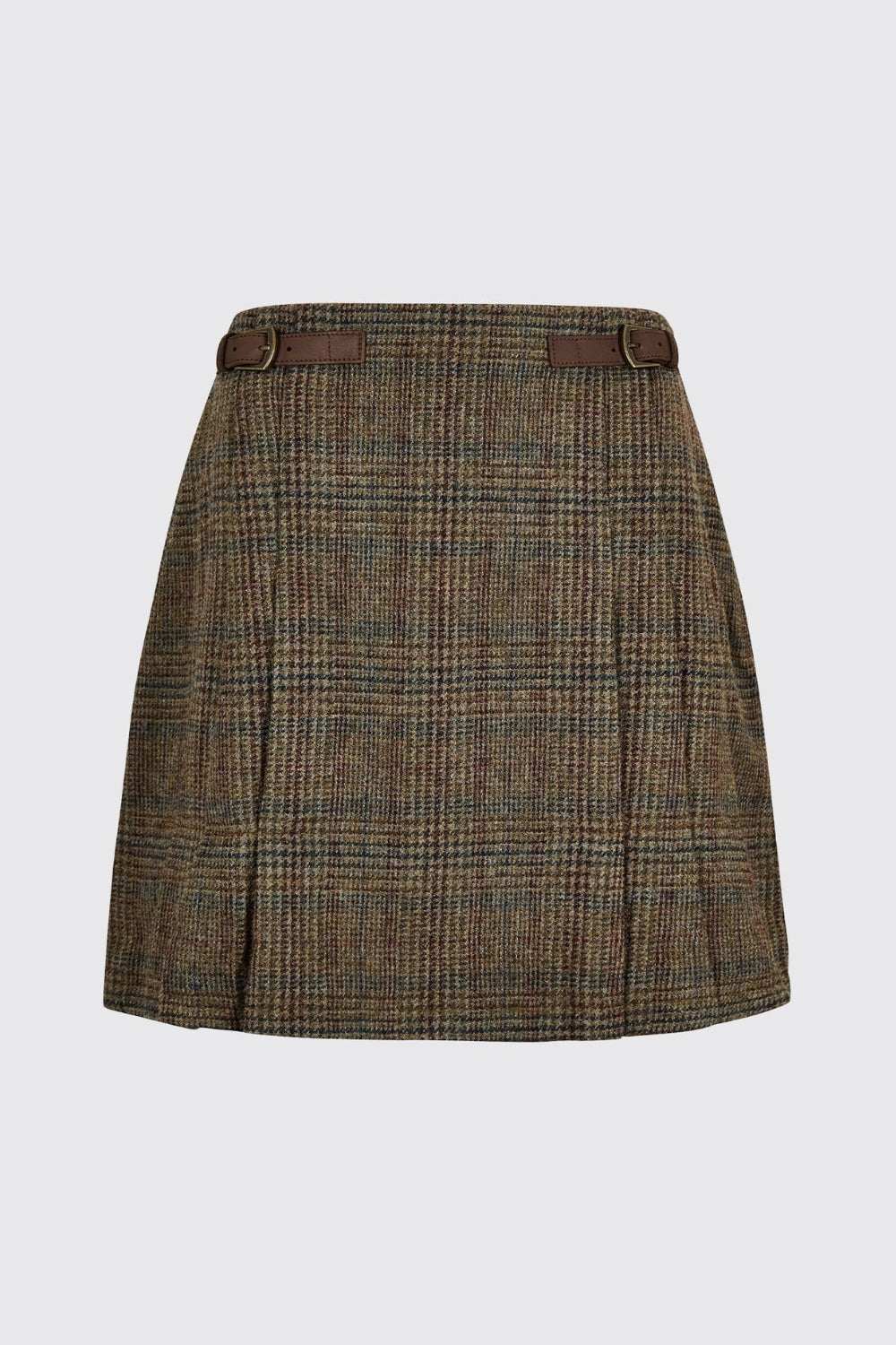 Hornbeam Women's Pleated Tweed Skirt - Kelty Glen