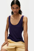 Jersey Modal Scoop Tank - Nightshade