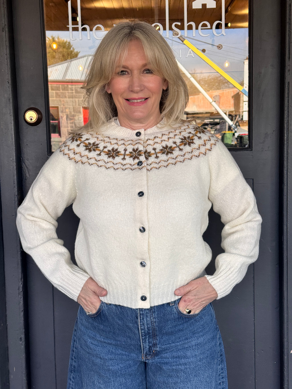 Harley Cardigan - Snow White