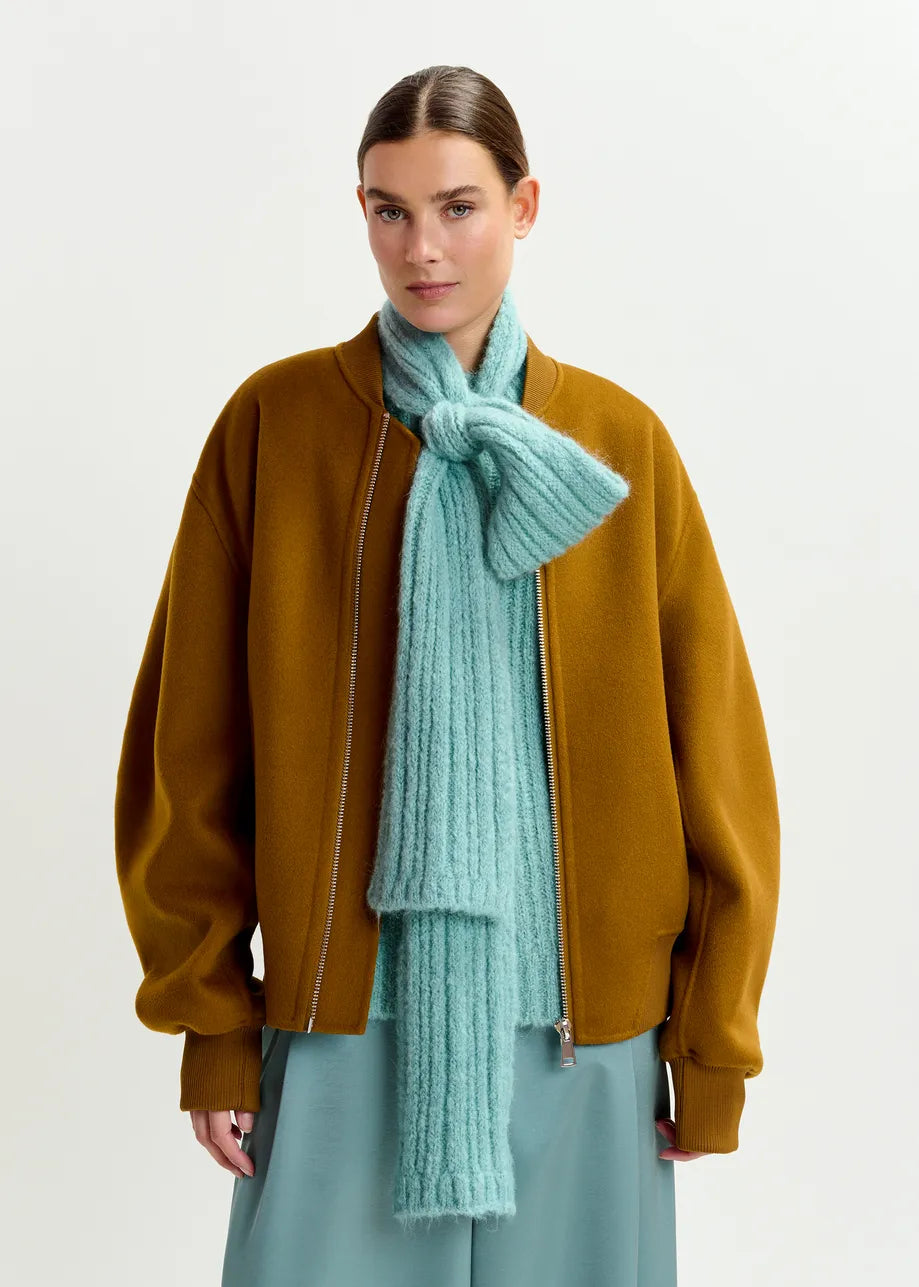 Double Face Wool Bomber