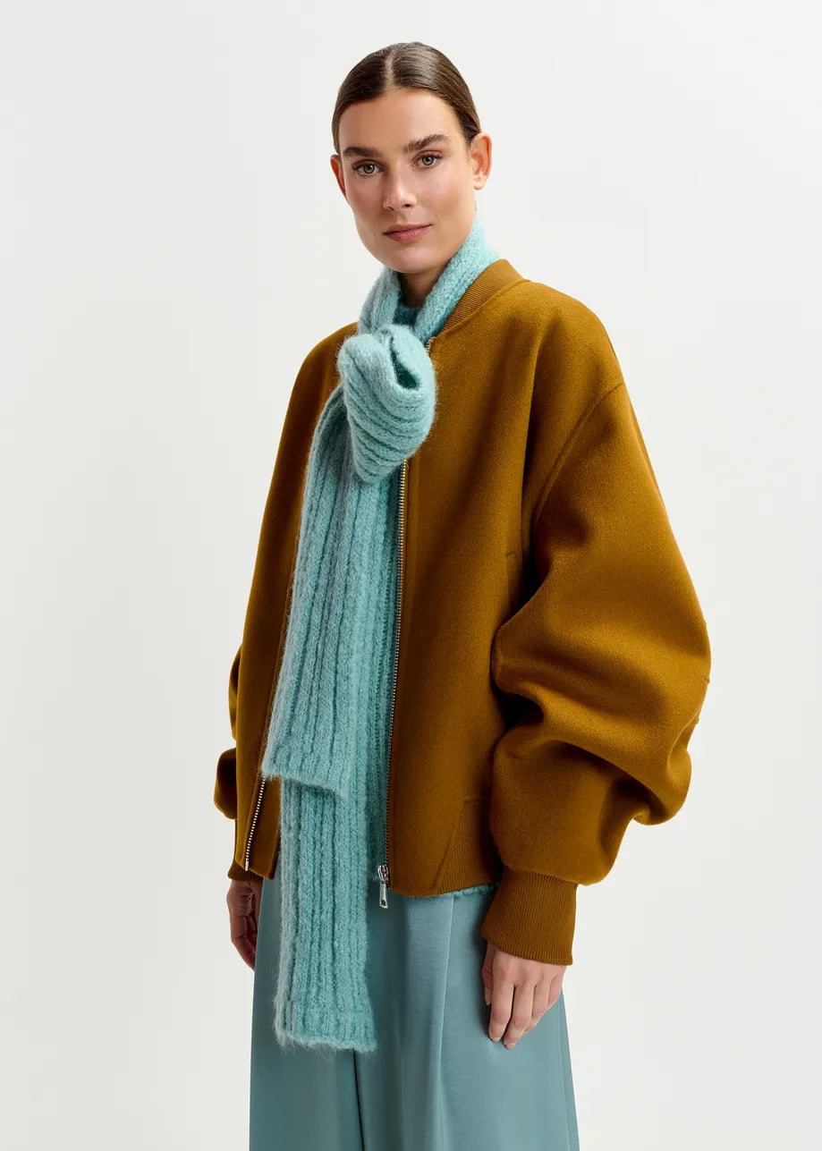 Double Face Wool Bomber