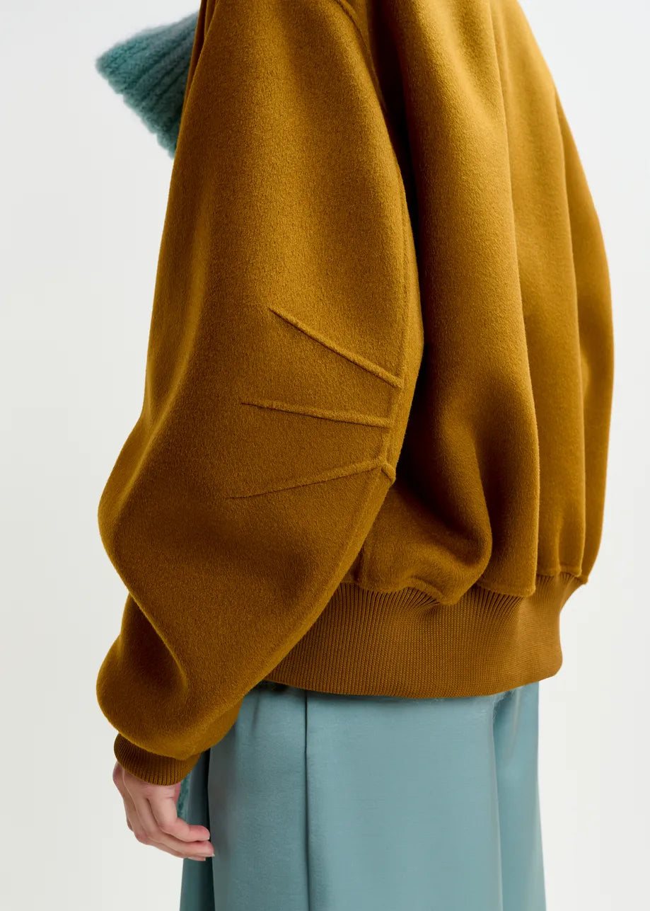 Double Face Wool Bomber