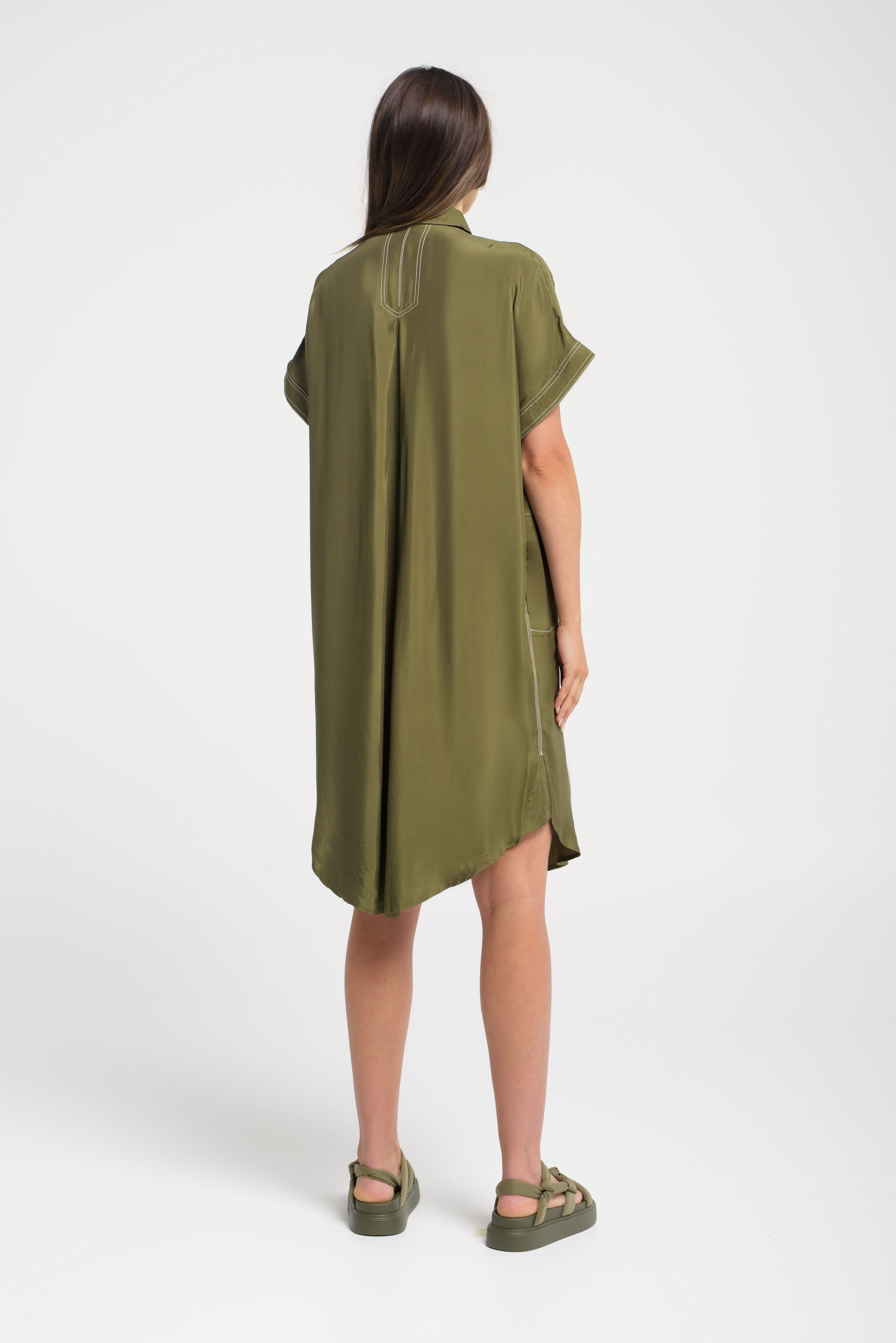 Juan Dress - Olive
