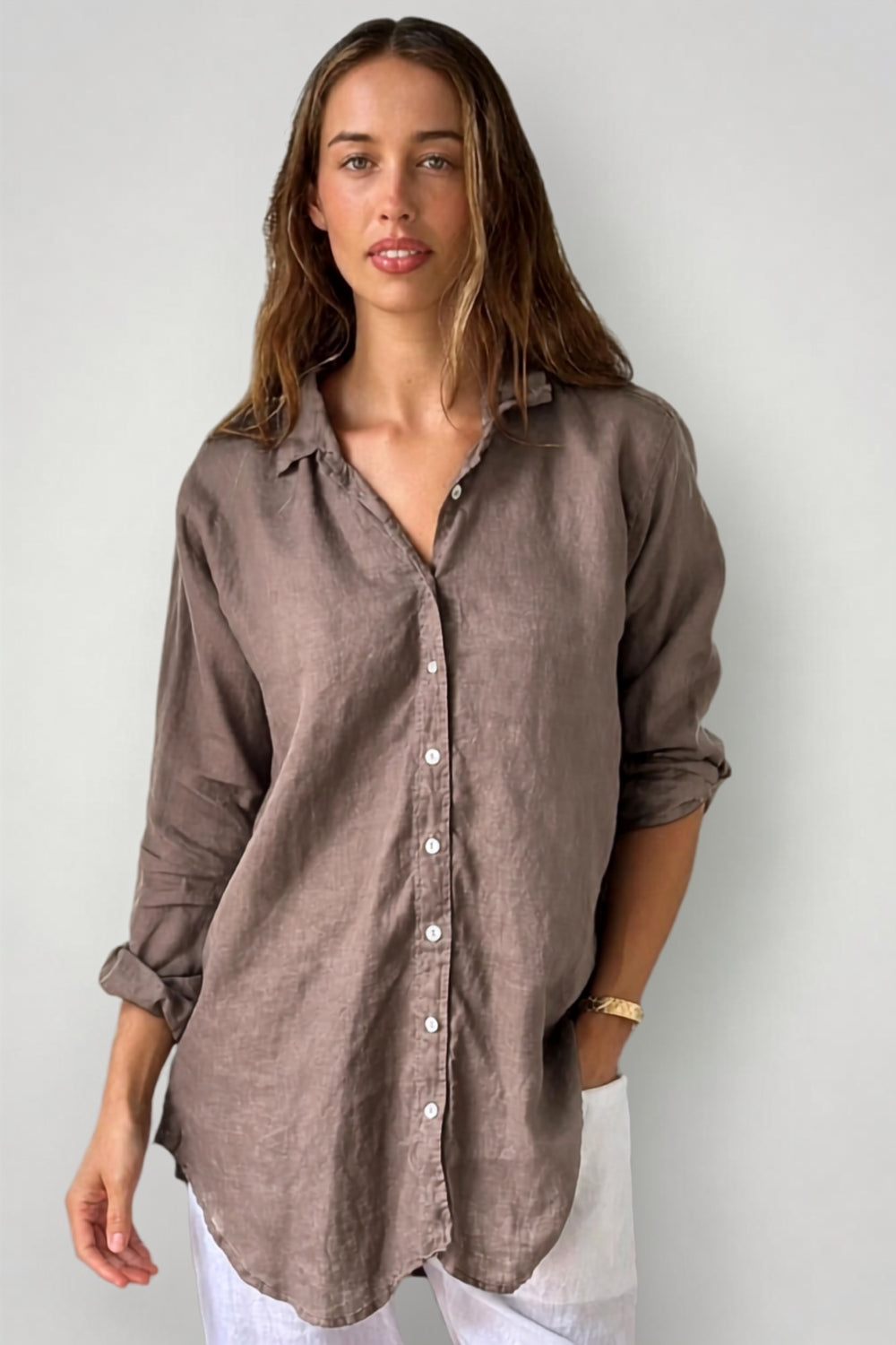 Skylar Shirt - Soil