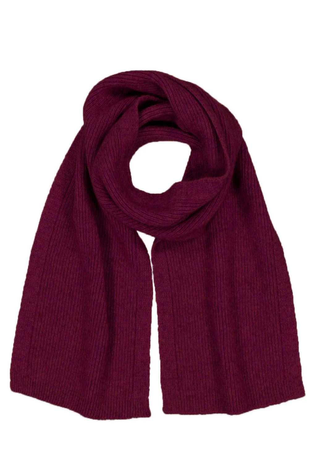 Possum Merino Fine Rib Scarf - Multiple Colours