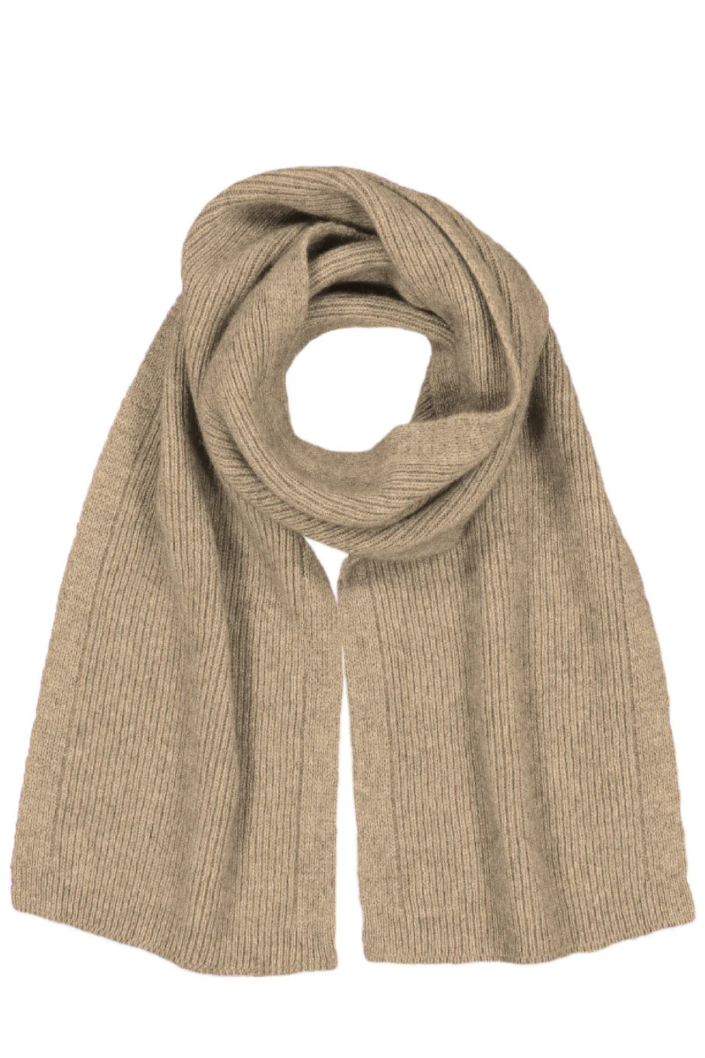 Possum Merino Fine Rib Scarf - Multiple Colours