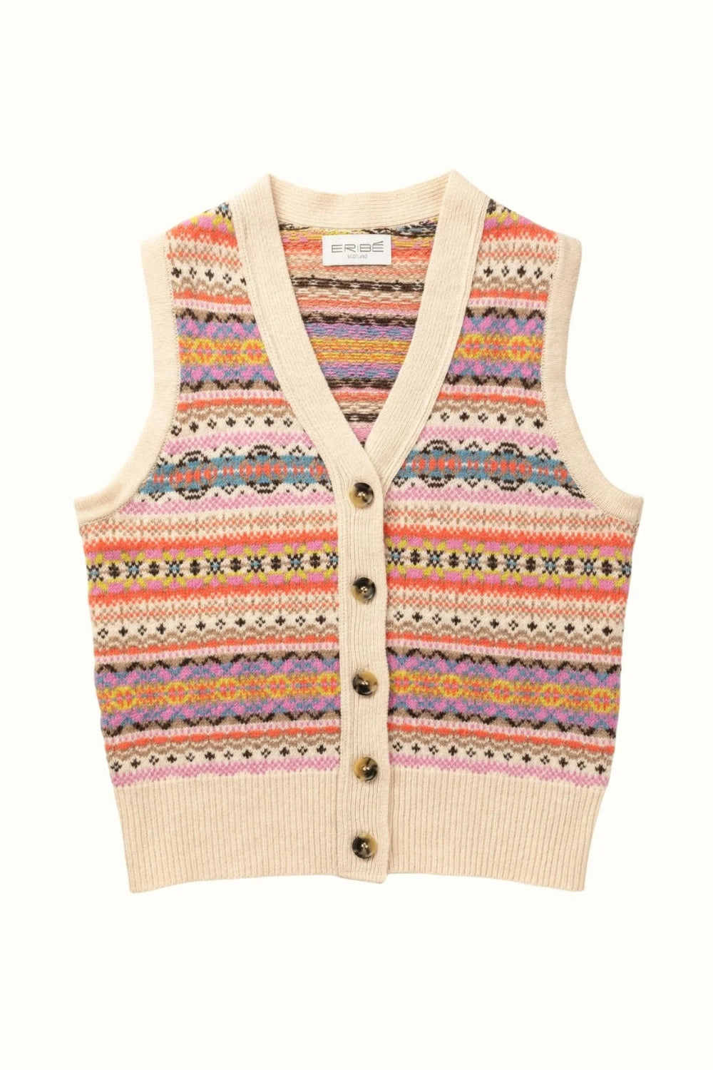 Kinross Waistcoat - Coral