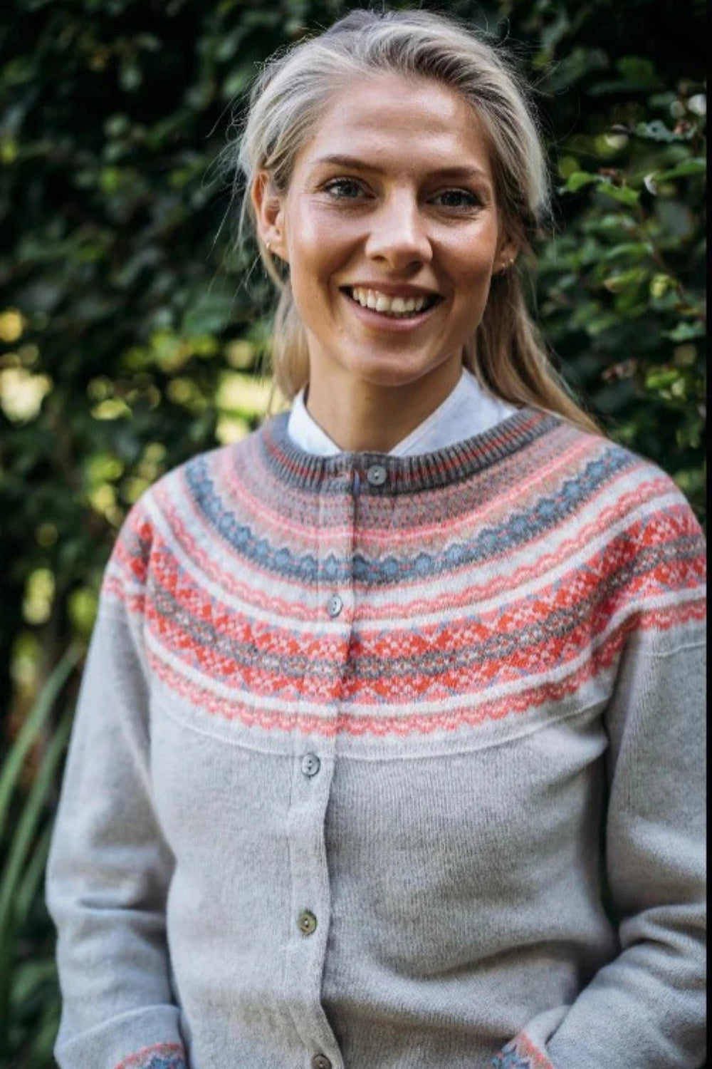 Alpine Cardigan - Hibiscus