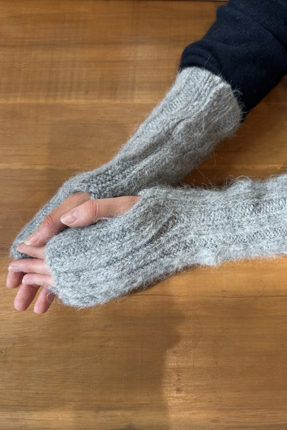 Alpaca Hand Crafted Arm Warmers - Multiple Colours