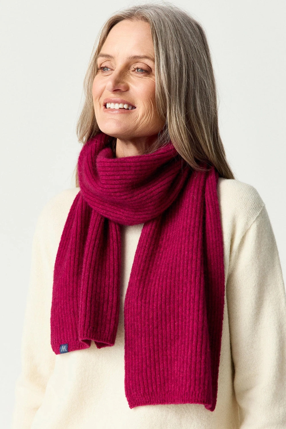 Merinomink Rib Scarf - Multiple Colours