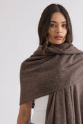 Pure Cashmere Scarf - Espresso