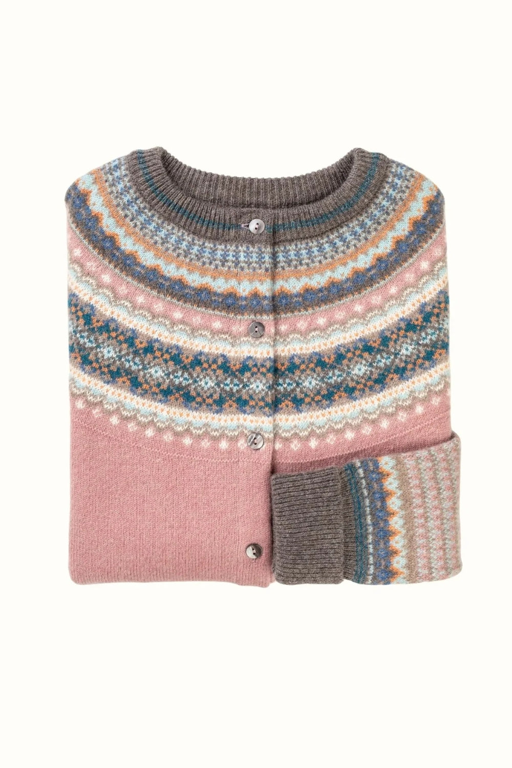 Alpine Short Cardigan - Vintage Pink