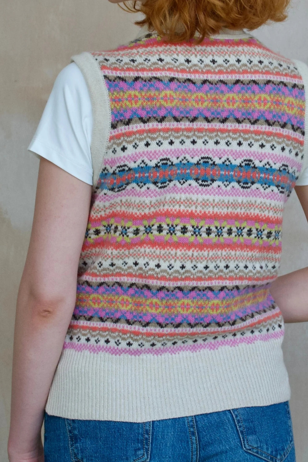 Kinross Waistcoat - Coral