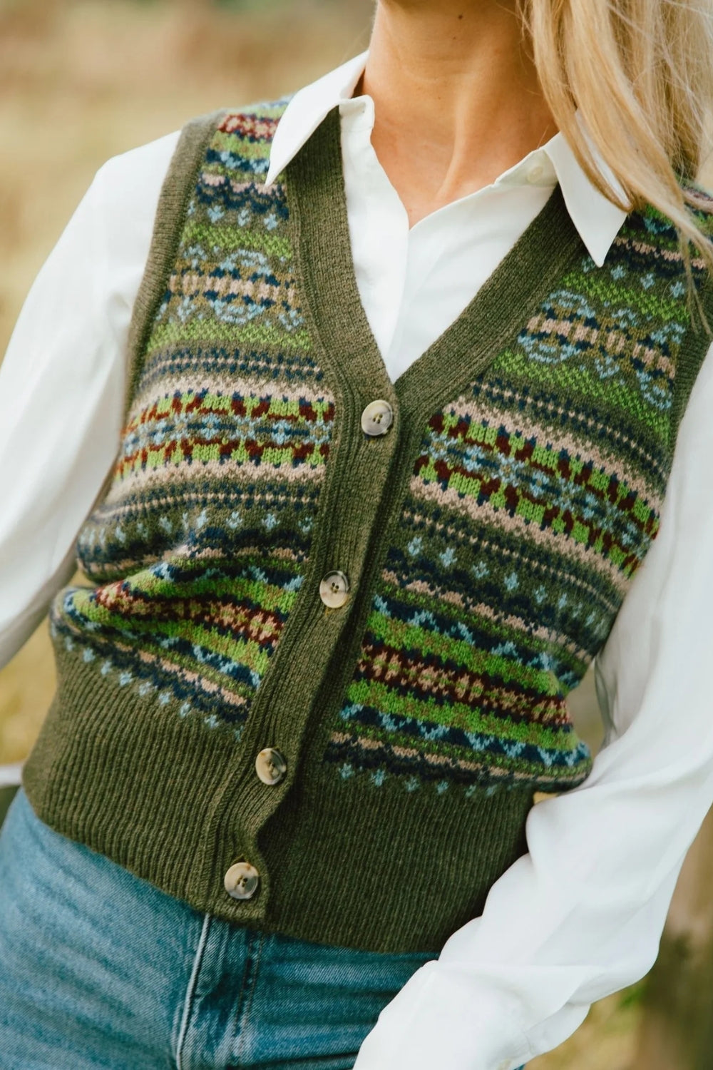 Kinross Waistcoat - Loden
